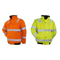 Vizwell Pilotenjacke Pilotjacke Warnschutzjacke Arbeitsjacke Winterjacke S-6XL