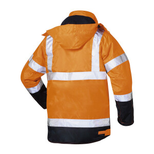 Warnschutzjacke Warnschutzparka orange Elysee Winterjacke...