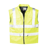 Winterjacke Warnschutzjacke Warnschutzparka Parka Jacke BENJAMIN gelb Gr. S-3XL