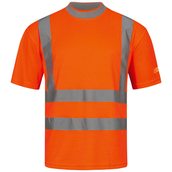 Warnschutz T-Shirt UV Schutz fluoreszierend orange