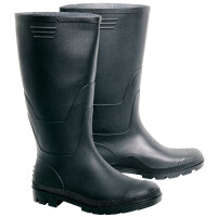 Gummistiefel Gartenstiefel Stiefel Angler PVC Regenstiefel hoch schwarz Gr 36-50