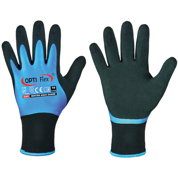 Arbeitshandschuhe Winter Handschuhe Wasserdicht Thermo Latex Handschuh gefüttert