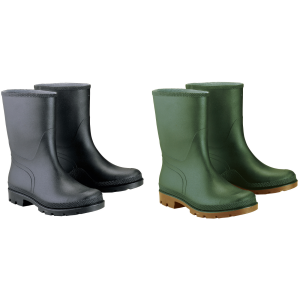 Gummistiefel Stiefel PVC Regenstiefel Halbhoch Kurzschaft...