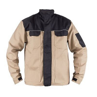 Arbeitsjacke Bundjacke Maler Schreiner Gärtner Jacke Canvas 320 gr/m² Gr. S-6XL L khaki