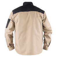 Arbeitsjacke Bundjacke Maler Schreiner Gärtner Jacke Canvas 320 gr/m² Gr. S-6XL L khaki