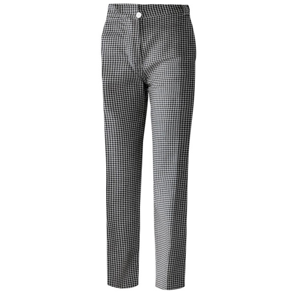 Damen Kochhose Service Bäckerhose Berufsbekleidung Farbe pepita Größe 32-56 42