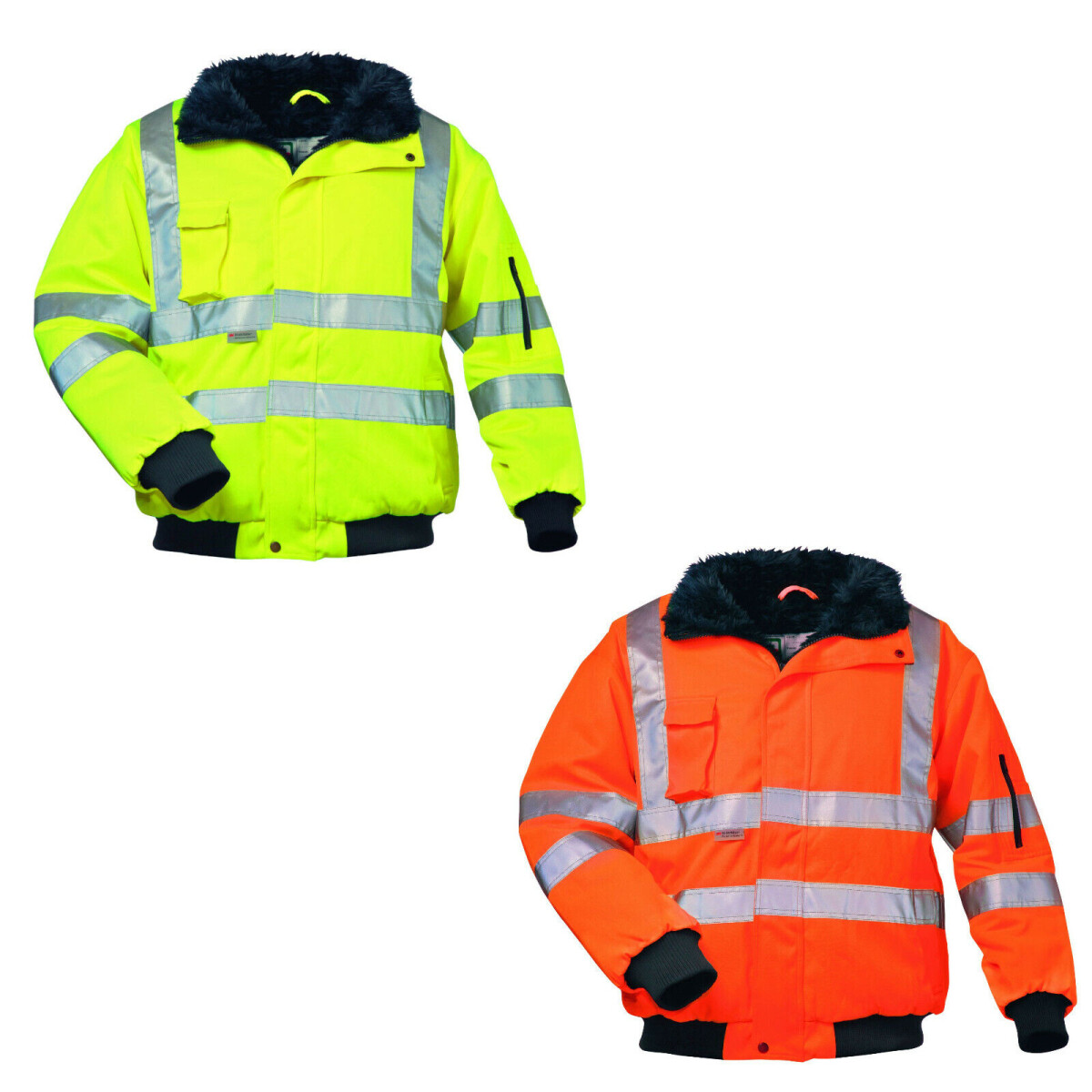 BOOMJIU Herren Reflektorjacke Arbeitsjacke Winter Winddichte