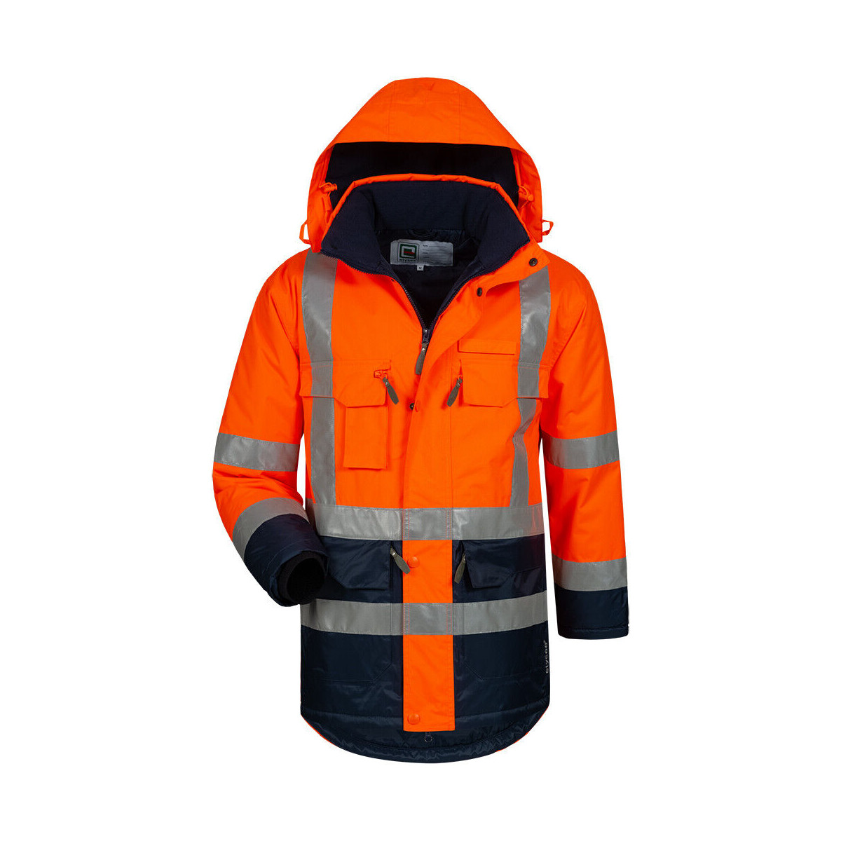 Elysee Warnschutzjacke Warnschutzparka orange marine Winterj
