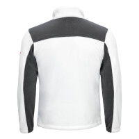 Fleece Jacke Nitras Motion Tex Plus Herren Arbeitskleidung Outdoor Gr. XS-5L weiß / grau S