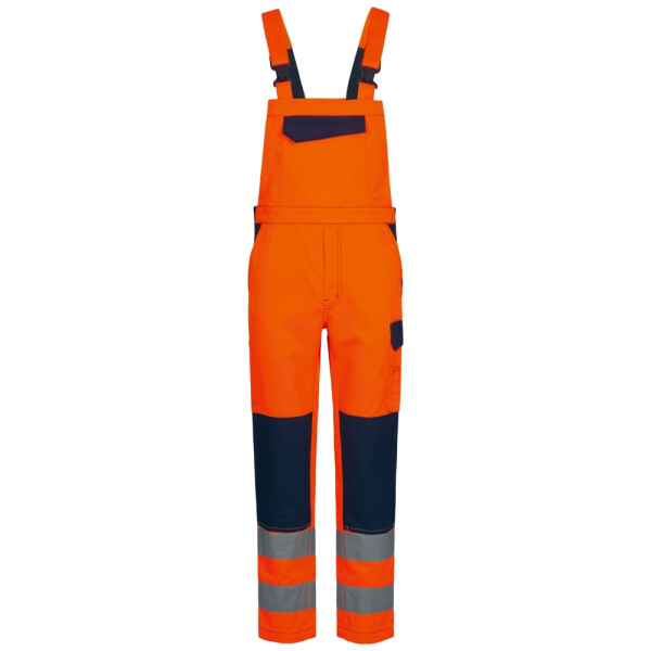Warnschutz-Latzhose Bautzen orange/marine