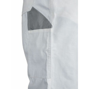 Latzhose Arbeitshose Herren Arbeitshose Cargohose Berufsbekleidung Gr. 44-80 52 weiß/grau
