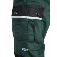 Latzhose Arbeitshose Herren Arbeitshose Cargohose Berufsbekleidung Gr. 44-80 30 grün/schwarz
