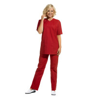Leiber Damen Herren Schlupfhose OP-Hose OP Kleidung Altenpfleger  II 02 - rot