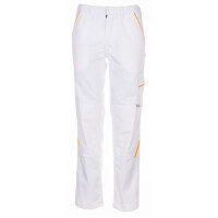 Arbeitshose Bundhose Cargohose Herrenhose Herren Malerhose Planam Highline  54 reinweiß/reinweiß/gelb
