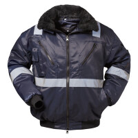 Pilotenjacke Pilot Jacke Arbeitsjacke Winterbaujacke Malerjacke Weste gefüttert