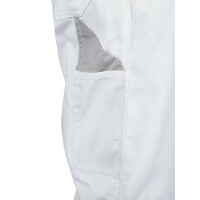 Arbeitshose Herren Bundhose Arbeits Hose Cargohose Berufsbekleidung Gr. 42-80 42 weiß/grau