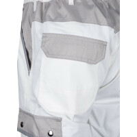 Arbeitshose Herren Bundhose Arbeits Hose Cargohose Berufsbekleidung Gr. 42-80 48 weiß/grau