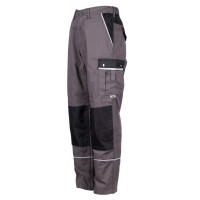 Arbeitshose Herren Bundhose Arbeits Hose Cargohose Berufsbekleidung Gr. 42-80 54 grau/schwarz