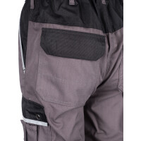 Arbeitshose Herren Bundhose Arbeits Hose Cargohose Berufsbekleidung Gr. 42-80 54 grau/schwarz
