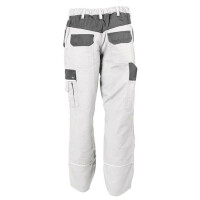 Arbeitshose Herren Bundhose Arbeits Hose Cargohose Berufsbekleidung Gr. 42-80 54 weiß/grau